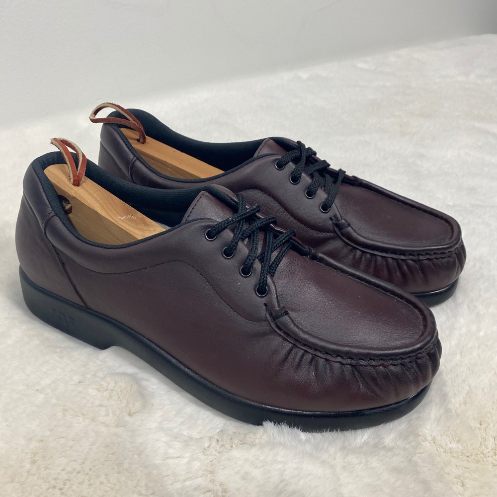 SAS Free Time Womens Walking Shoes Cordovan Burgundy Leather Comfort Sneaker 9 W